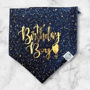 DOG Bandana - Birthday Boy - Size L Large
